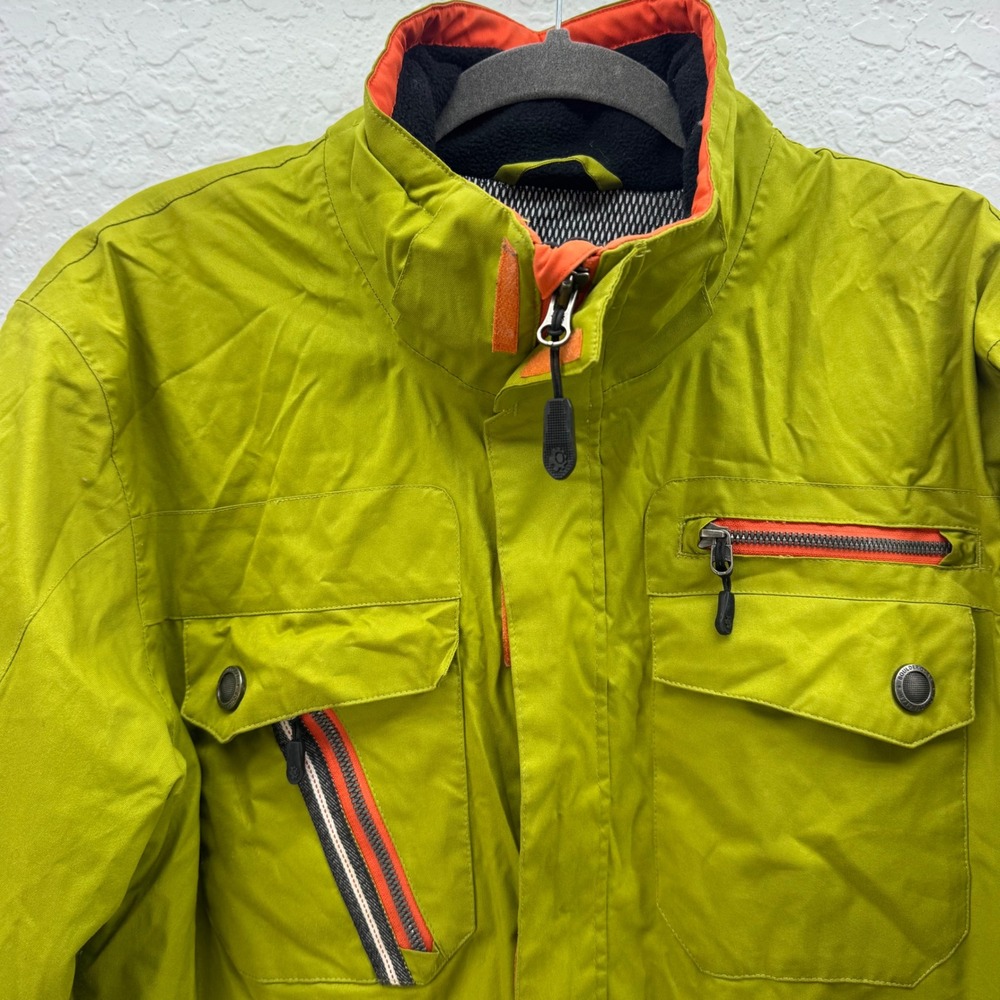 Boulder Gear Mens Ski Snowboard‎ Jacket Lime Green Small Waterproof
